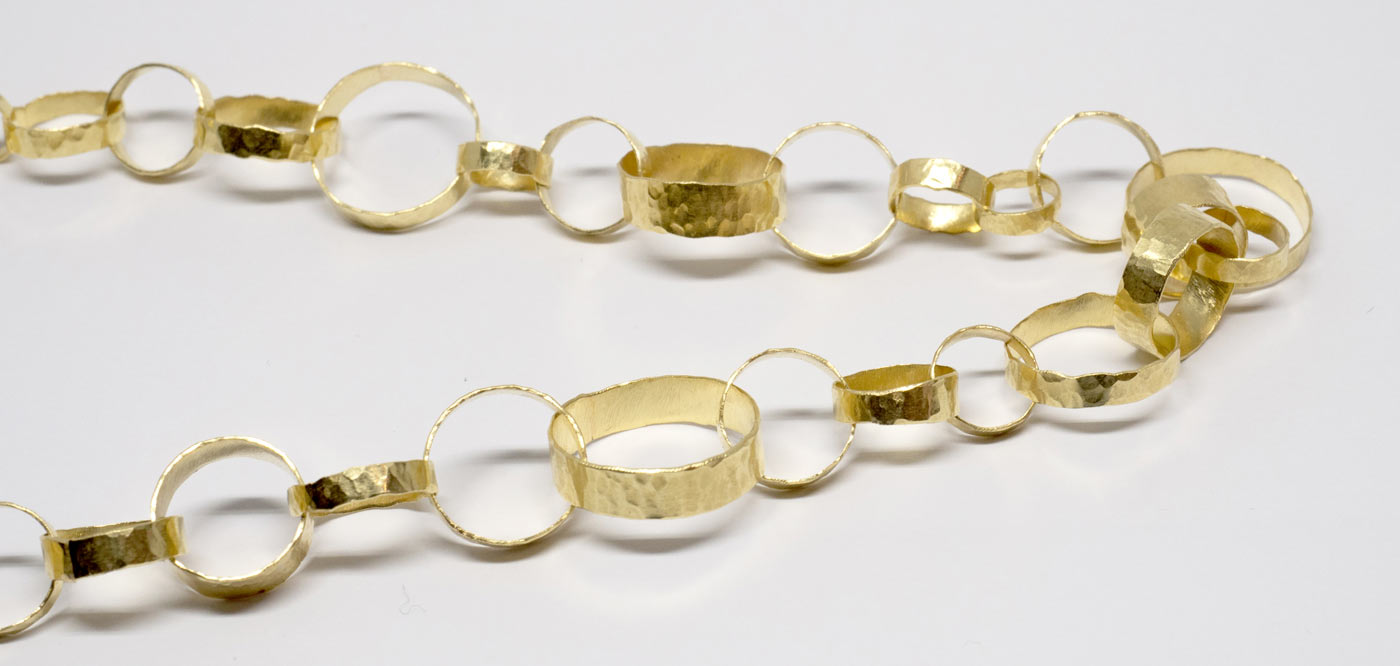 Juwelier Goldkette der Goldschmiede Mussel in Mainz