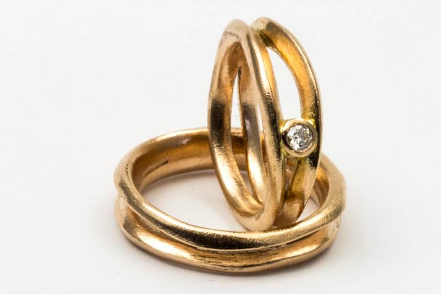 Eheringe mit Brilliant